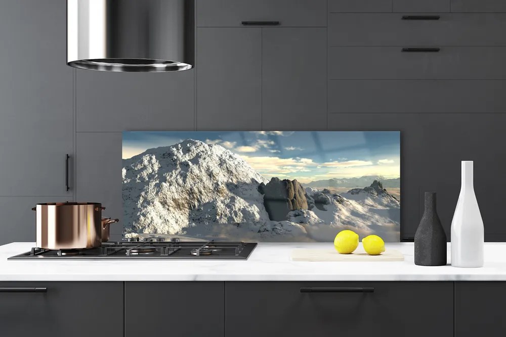 Panel Szklany Majestatyczne Pasmo Górskie