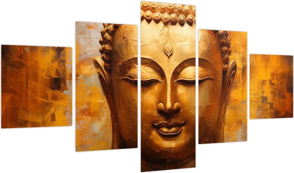 Obraz - Budda, obraz olejny (125x70 cm)