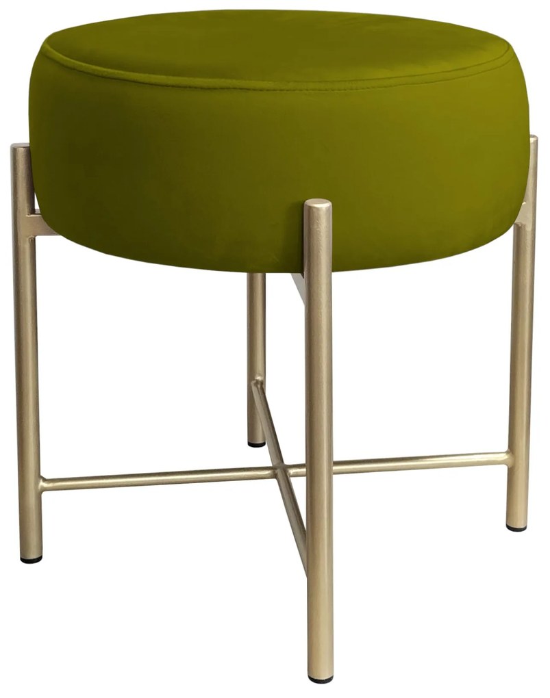 Taboret Pola noga metalowa złota BL75