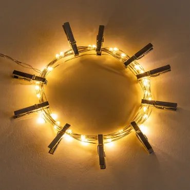 Girlanda Dekoracyjna Led 3,50 M Z Klipsami Inça Cromado - Sklum