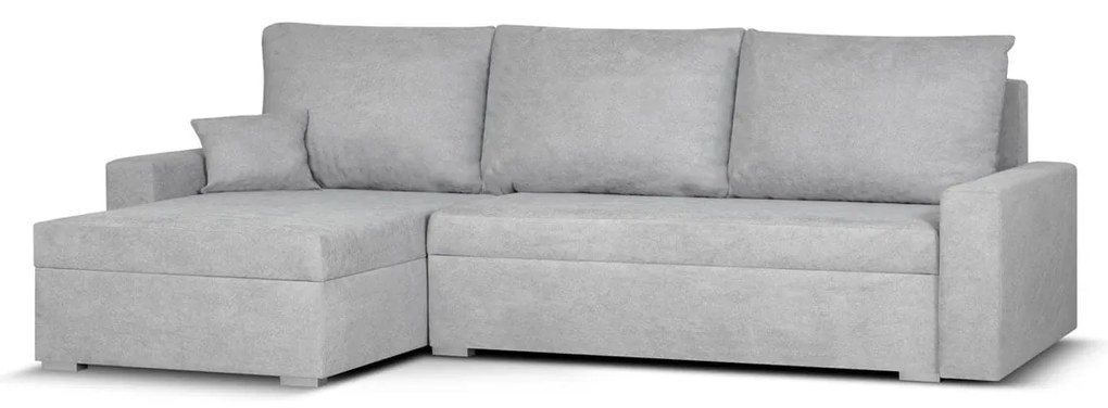 MEGA OKAZJA Narożnik z funkcją spania MATI - Soro 83 Jasny szary