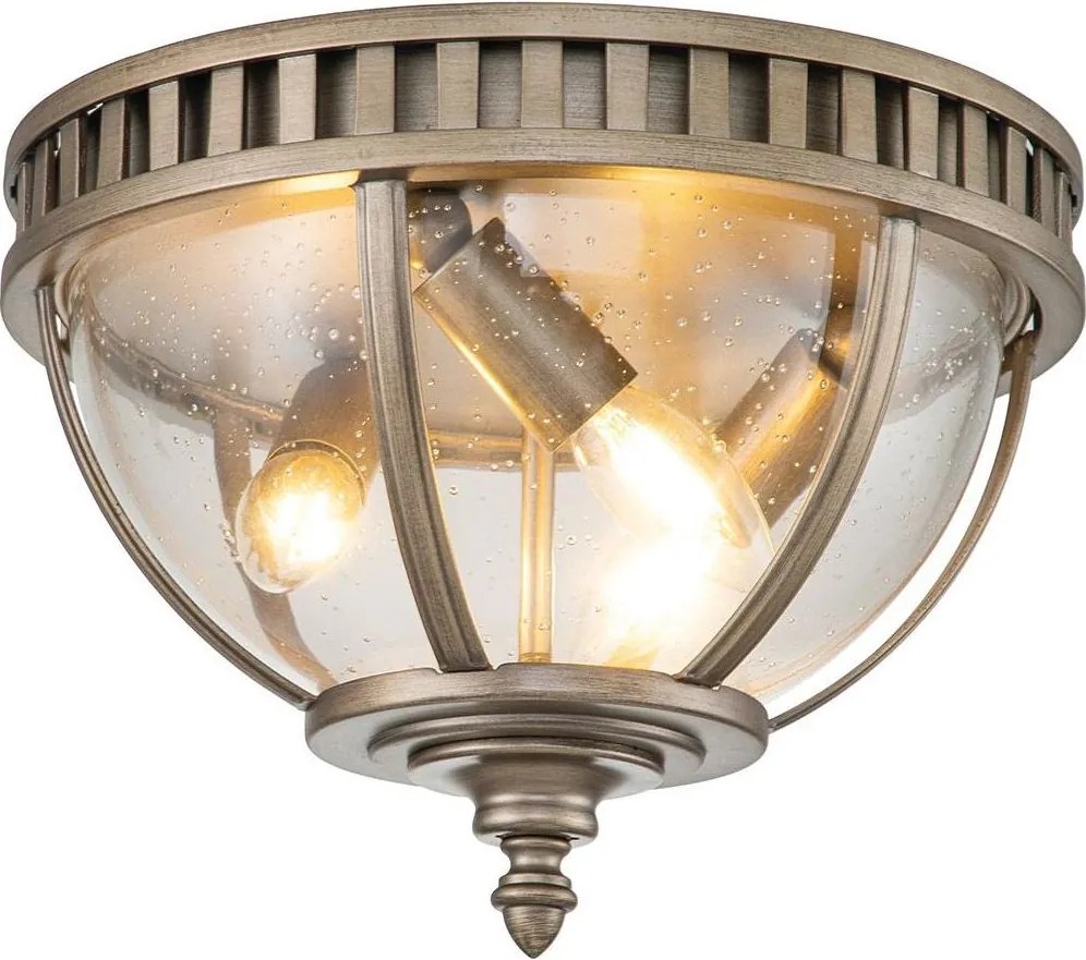 Kichler KL-HALLERON-F-BU - Zewnętrzna lampa sufitowa HALLERON 3xE14/40W/230V IP44