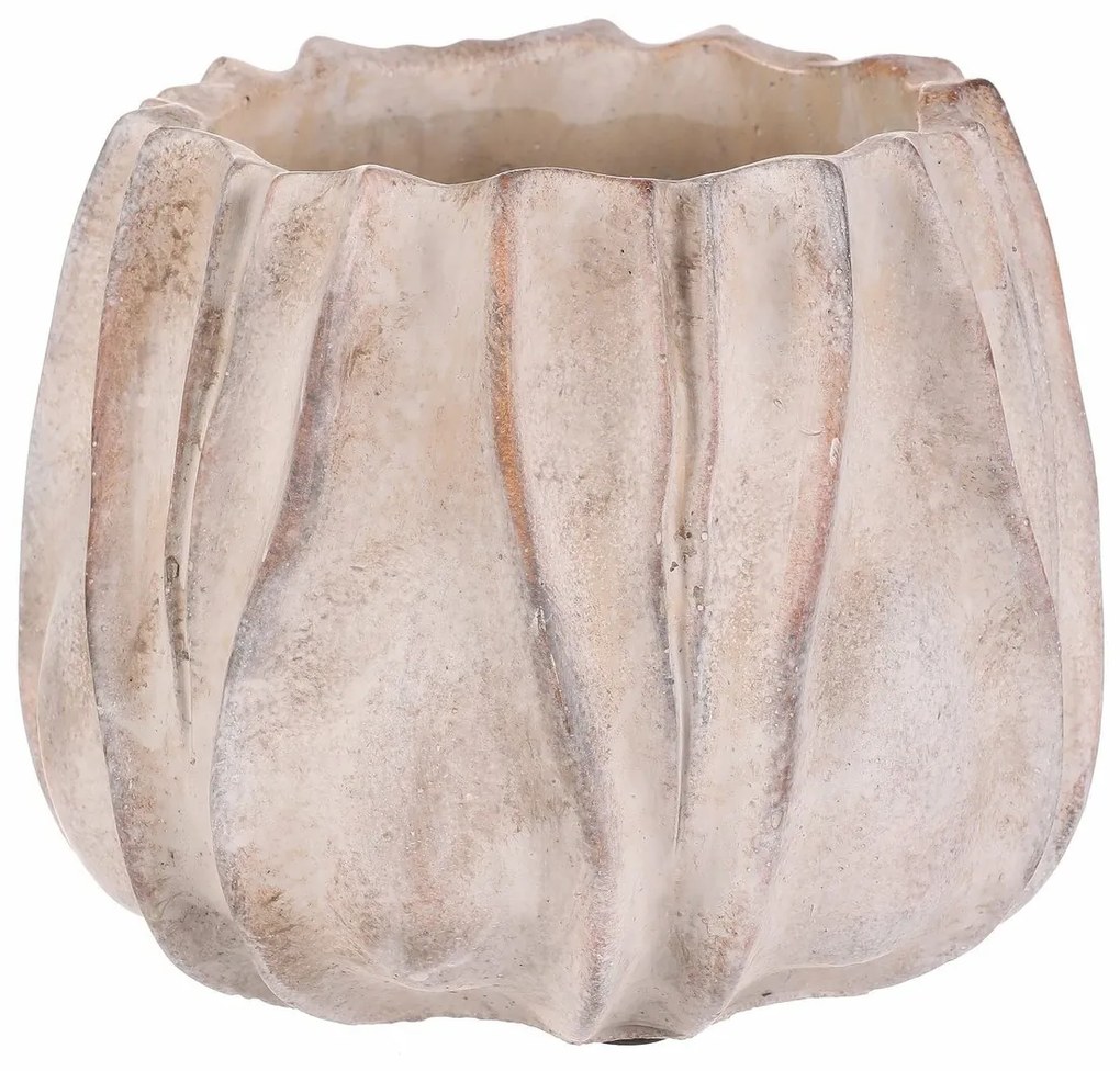 Betonowa donica na kwiaty S1, szara, 18 x 15 cm, 18 cm
