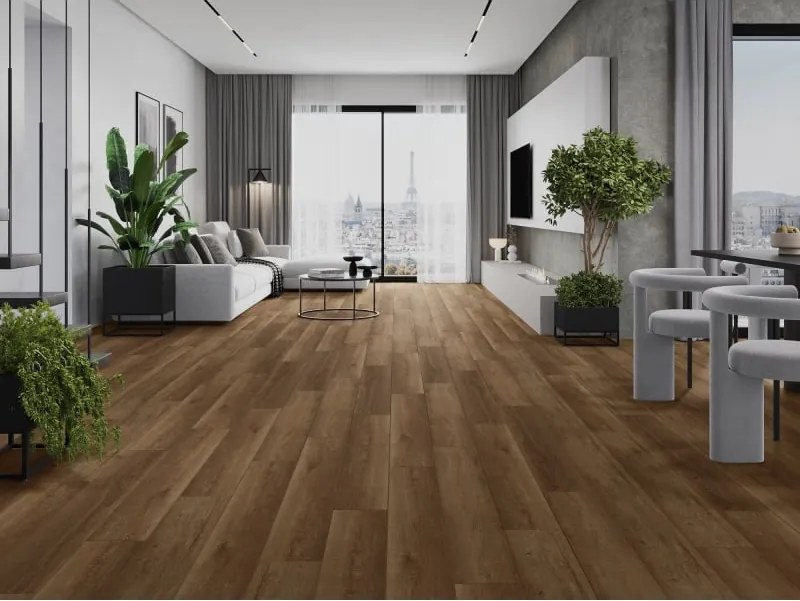Mexen Queen Creek panele winylowe 1240 x 182 mm SPC 6,5 mm, podkład IXPE 1,5 mm, 4 V-Fuga, Dąb - F1013-1240-182-505-4V1-01