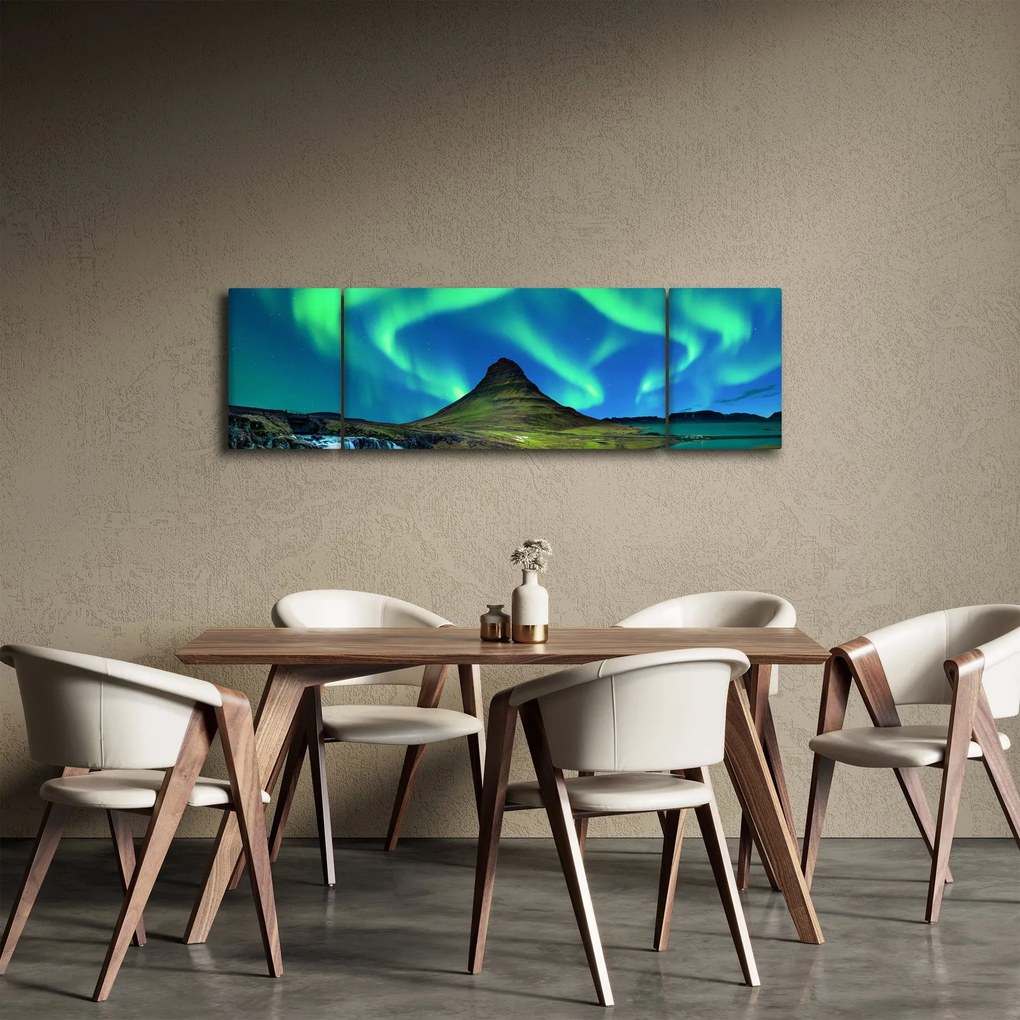 Obraz - Kirkjufell, Islandia (170x50 cm)