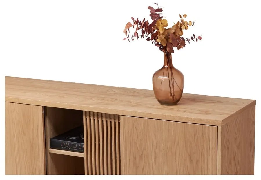 Niska komoda w dekorze dębu 188x75 cm Ende – Woodman