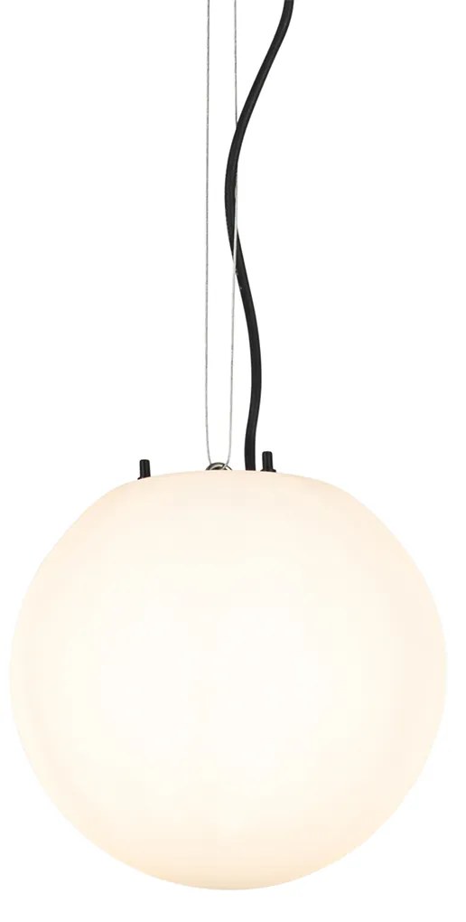 Zewnetrzna Nowoczesna lampa zewnętrzna biała 25 cm IP65 - Nura Nowoczesny Oswietlenie zewnetrzne