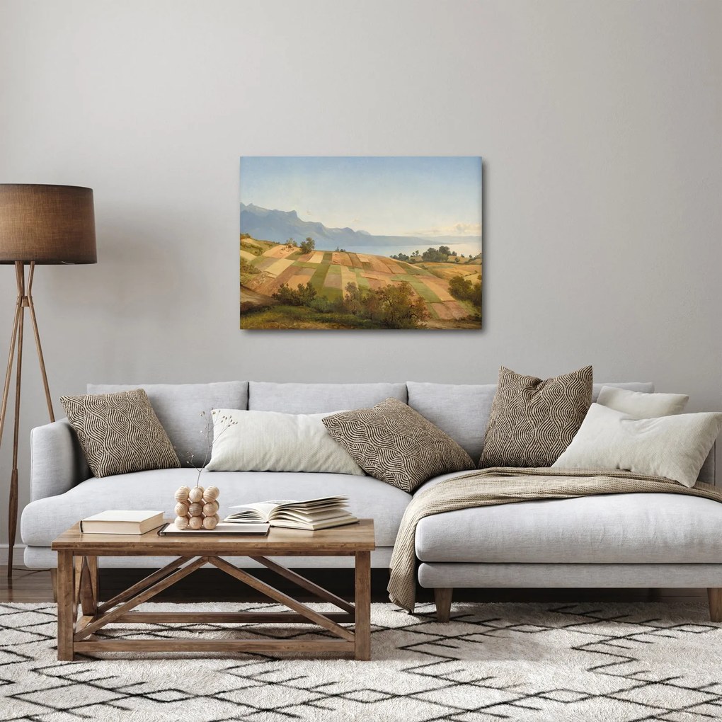 Obraz - Alexandre Calame, Swiss Landscape, reprodukcje (70x50 cm)