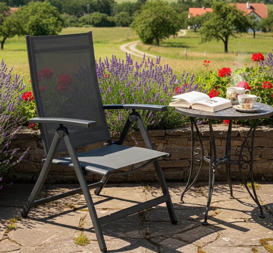 Doppler ACTIVE regulowane krzesło ogrodowe karo