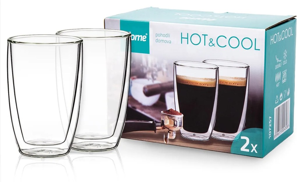 4Home Szklanka termiczna do kawy Hot&Cool 180 ml, 2 szt.