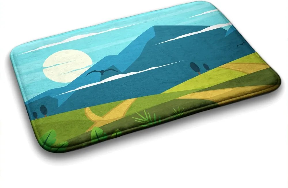 Dywanik do łazienki Dywanik do łazienki góry widok