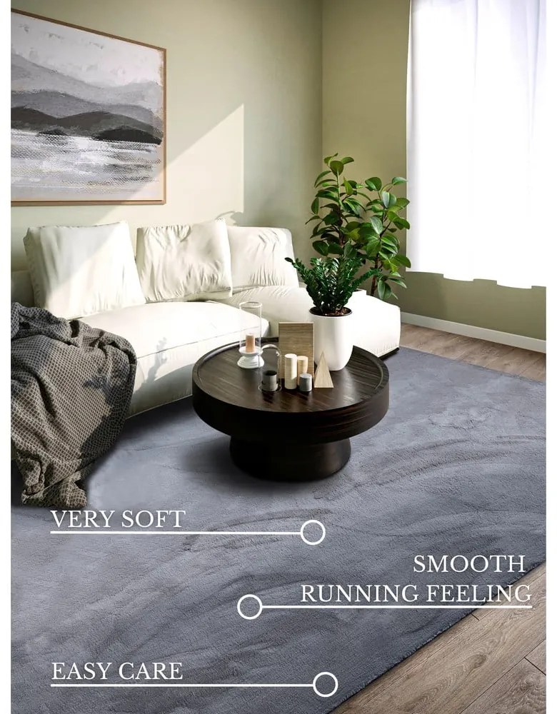 Antracytowy dywan 120x170 cm Leon – Villeroy&amp;Boch