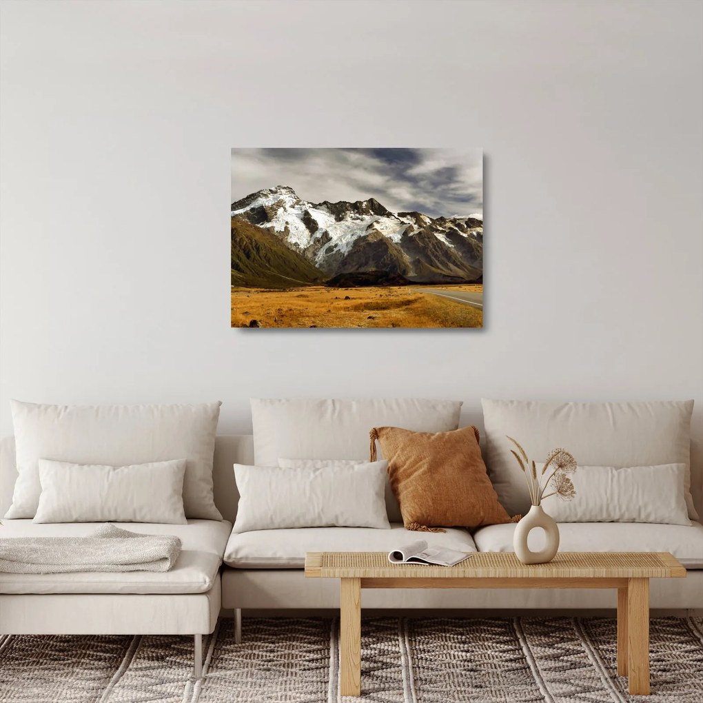 Obraz na szkle góry Sefton, Nowa Zelandia (70x50 cm)