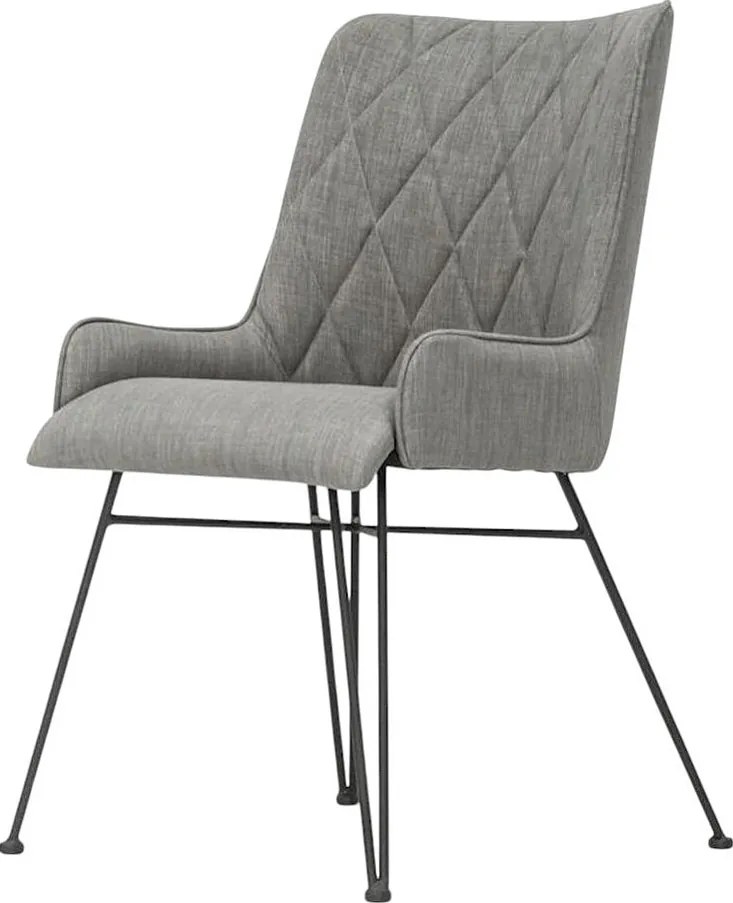 Krzesło 57x92x63 cm szare adesso adesd03b