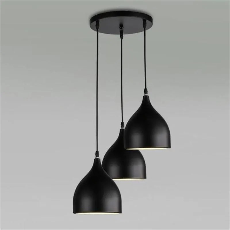 Lampa sufitowa loftowa metalowa wisząca AT17-3SZ-Black
