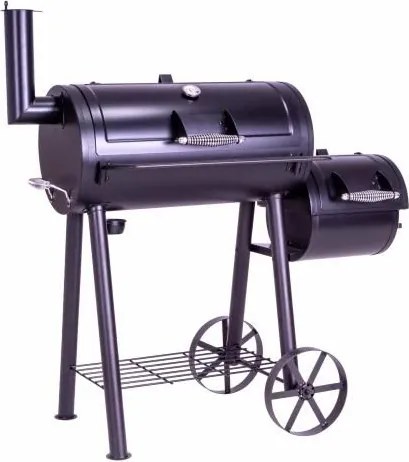 Grill ogrodowy z wędzarnią XL - 120 x 55 cm