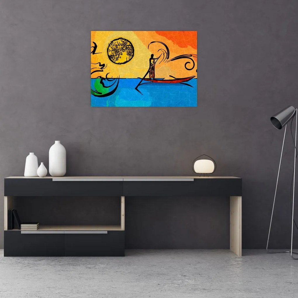 Obraz starożytnego obrazu (70x50 cm)