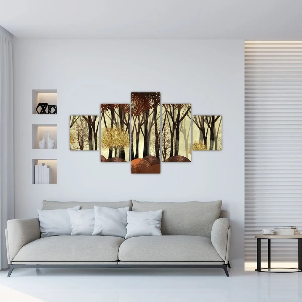 Obraz - Las dekoracyjny (125x70 cm)