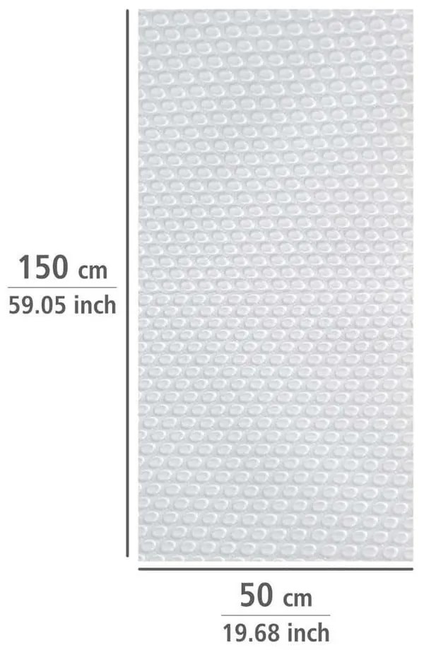 Biała podkładka antypoślizgowa do szuflady Wenko Anti Slip, 150x50 cm