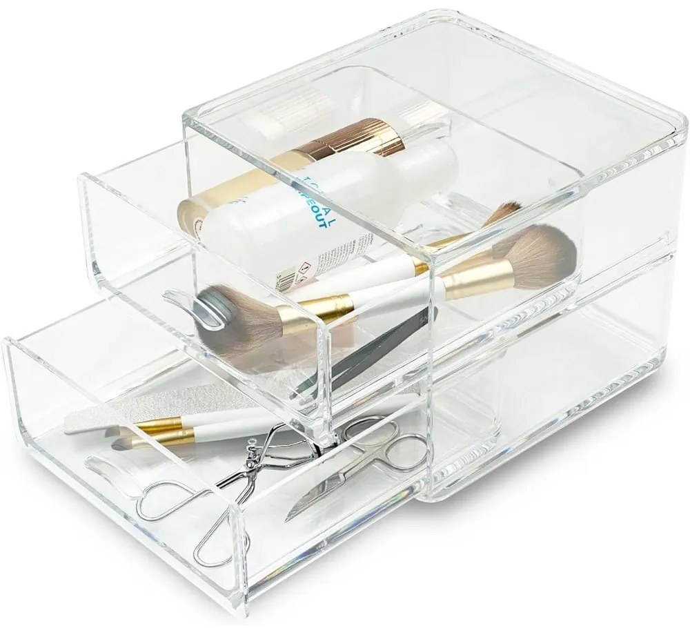 Plastikowy organizer łazienkowy na kosmetyki – Addis