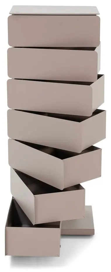 Szarobrązowa metalowa komoda 37x99x26 cm Joey – Spinder Design