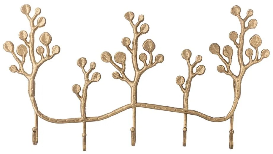 Metalowy wieszak ścienny w kolorze złota 57 cm Padova – Bloomingville
