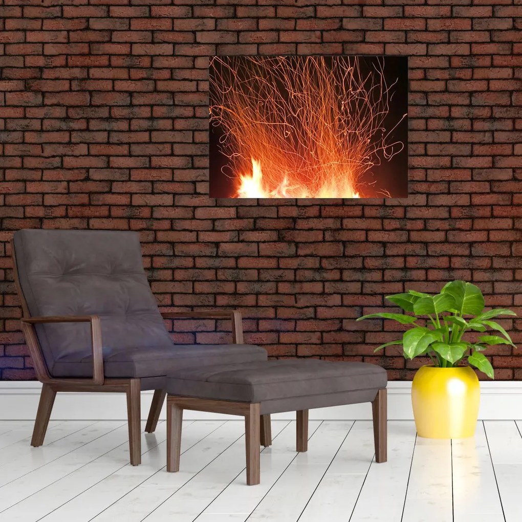 Obraz ognia (70x50 cm)
