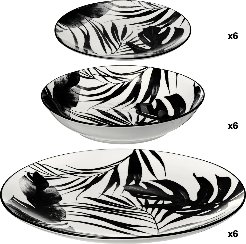 Zastawa stołowa PALME, 18 elementów