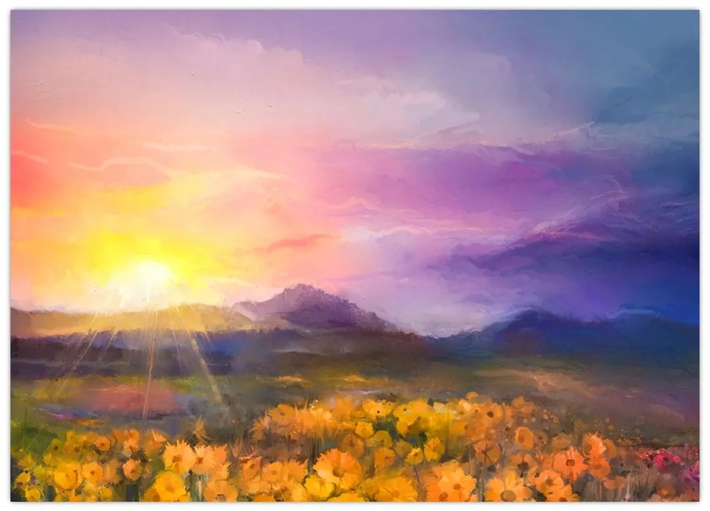 Obraz - O świcie (70x50 cm)