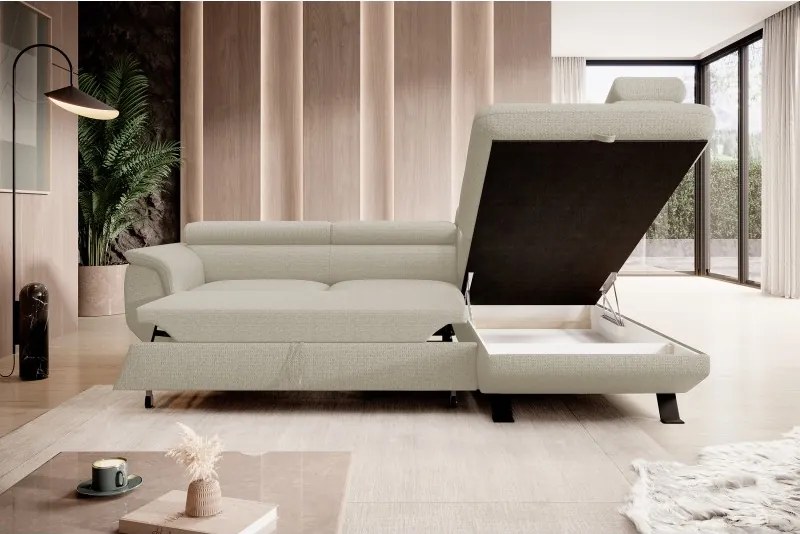 Narożnik RAVEN L z funkcją spania WERSAL