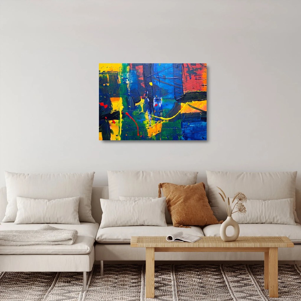Obraz na szkle - Abstrakcja (70x50 cm)