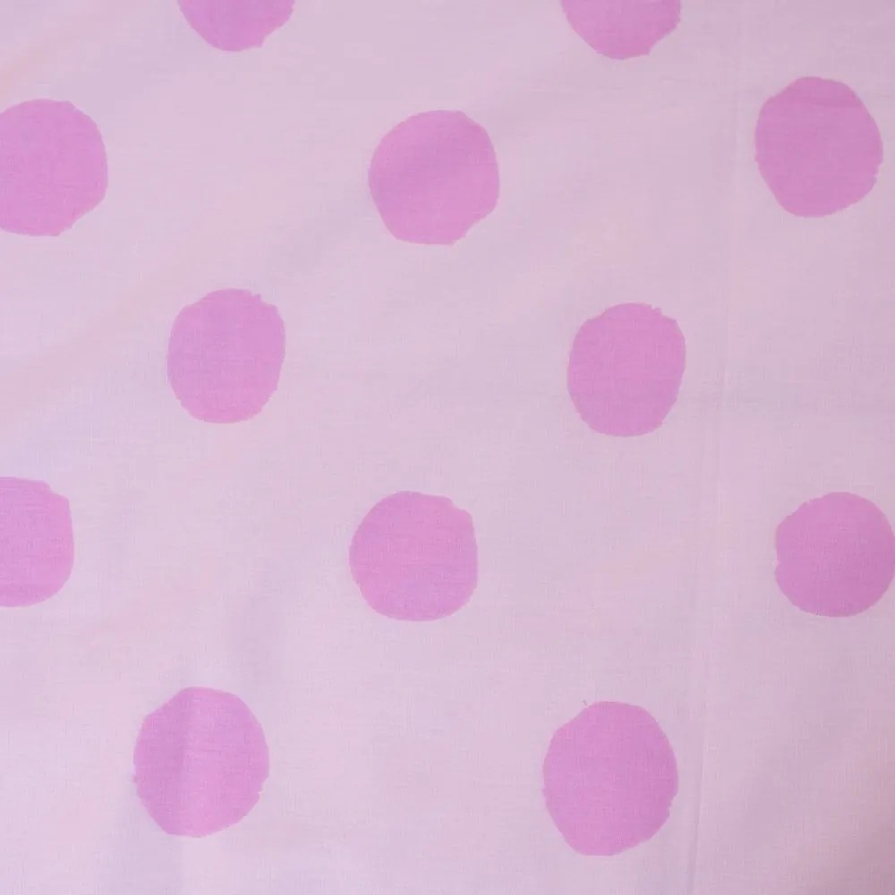 Różowa bawełniana pościel dziecięca do łóżeczka 100x135 cm Marie Cat "Merci" – Jerry Fabrics