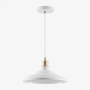 Lampa Sufitowa Wisząca Z Żelaza Lenorita Biała - Sklum