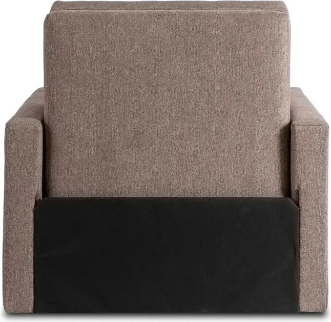 Fotel do Spania MILAN 1 Amerykanka Rozkładany Jednoosobowy Beżowy Nowoczesny