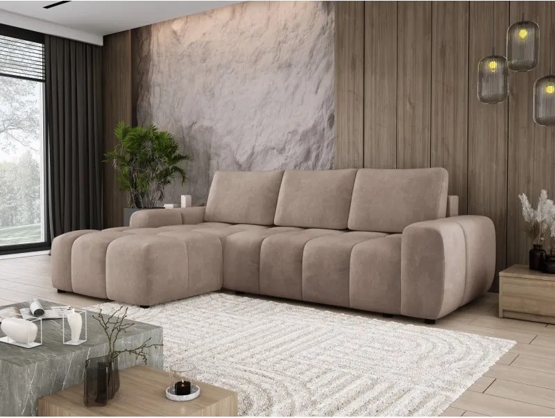 Narożnik MAILO funkcja spania DL z pojemnikiem SALVADOR 03 WERSAL