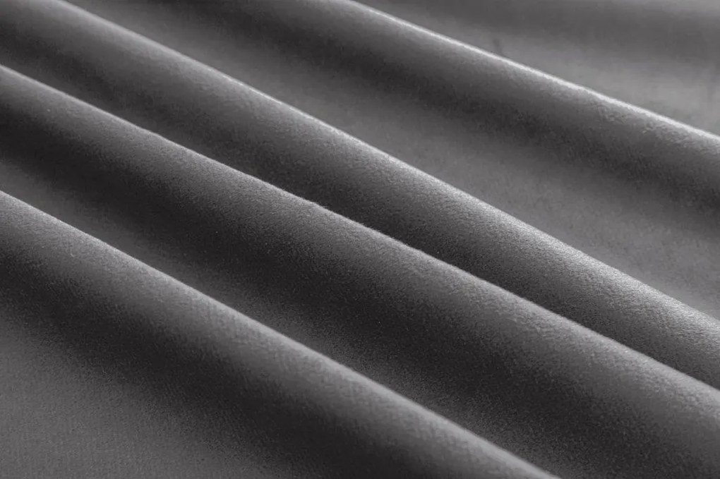 Zasłona zaciemniająca VELVET jasnoszara 140x250 cm (2 szt.), taśma marszczona