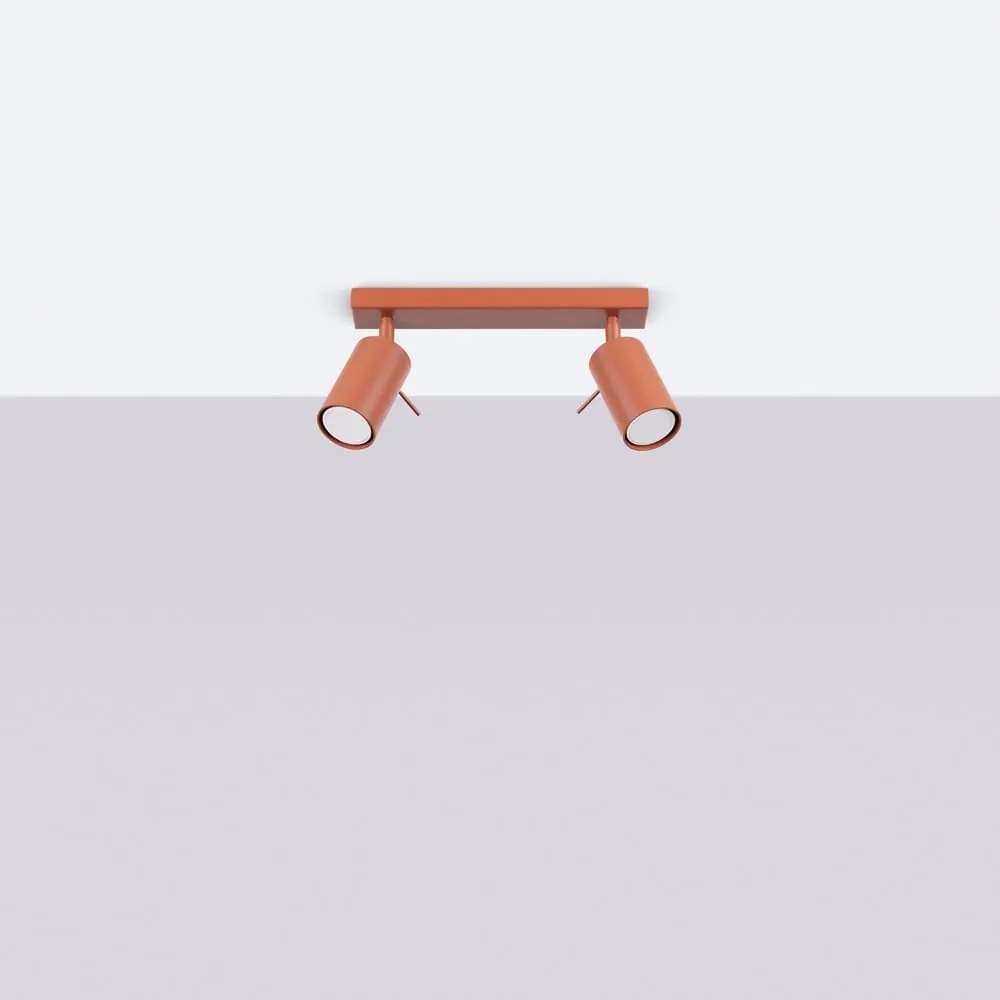 Ceglasta lampa punktowa 6x30 cm Etna – Sollux