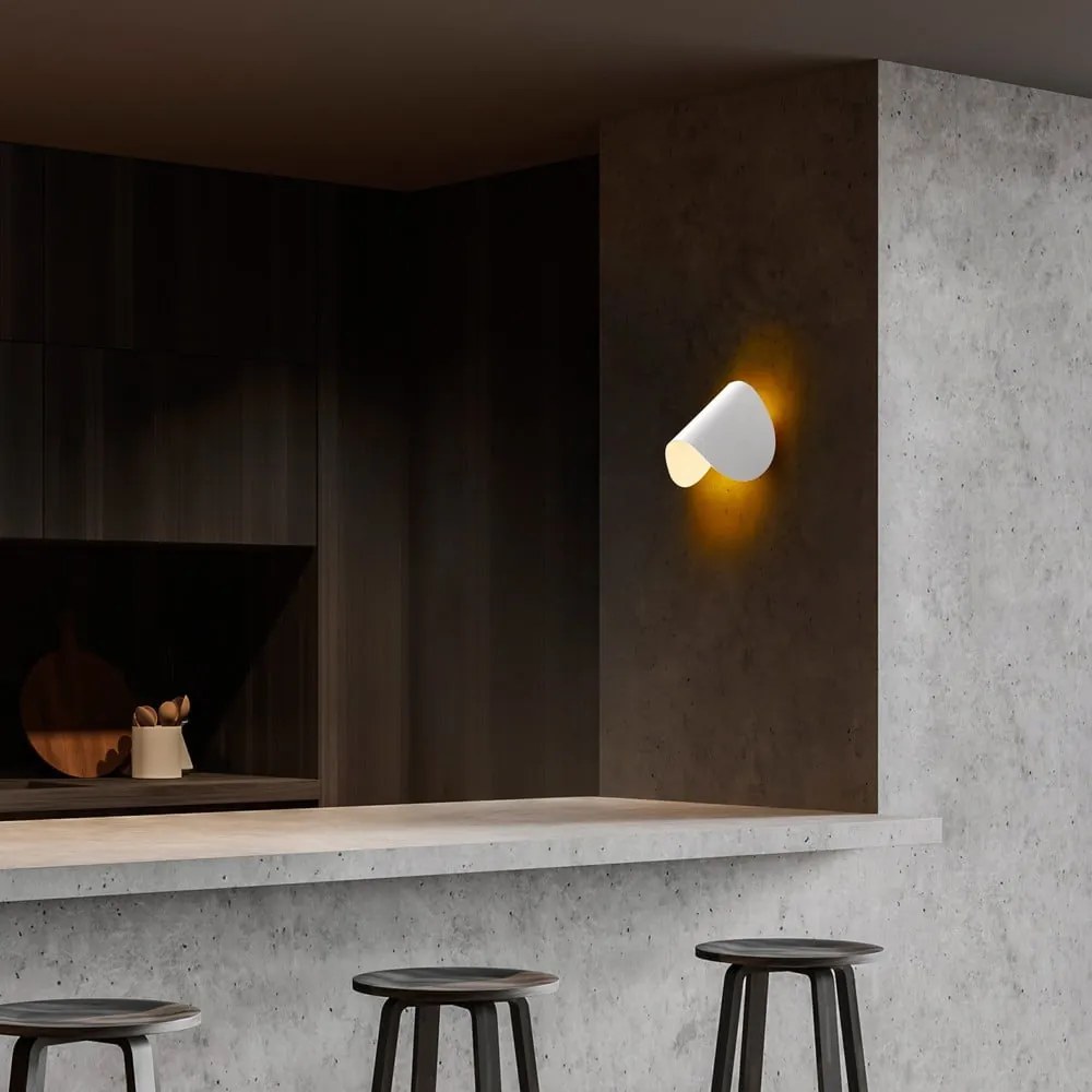 Biały kinkiet LED Heybe – Opviq lights