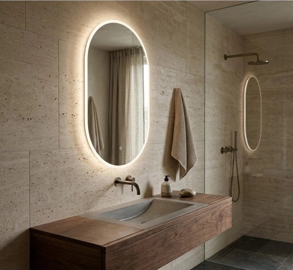 Lustro z oświetleniem ścienne 50x80 cm Eclipse – Bonami Essentials