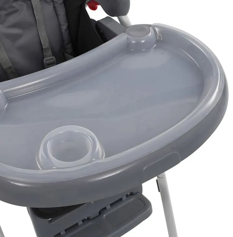 Szare regulowane krzesełko do karmienia D1-L49