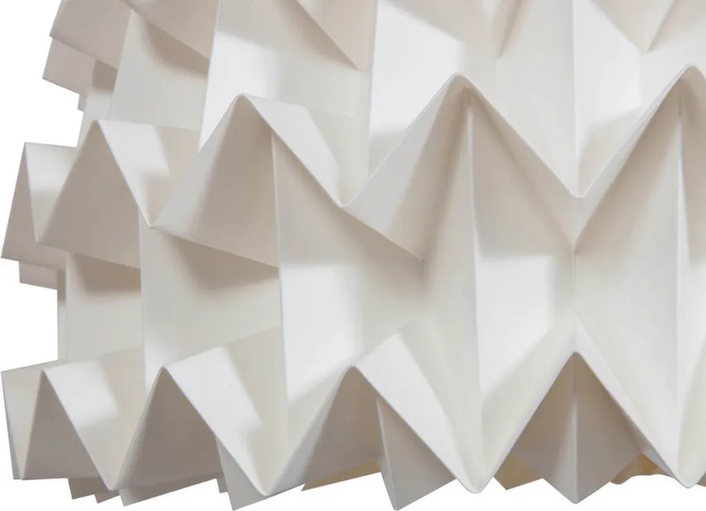 Wisząca lampa ORIGAMI papierowa 26 cm, kremowa