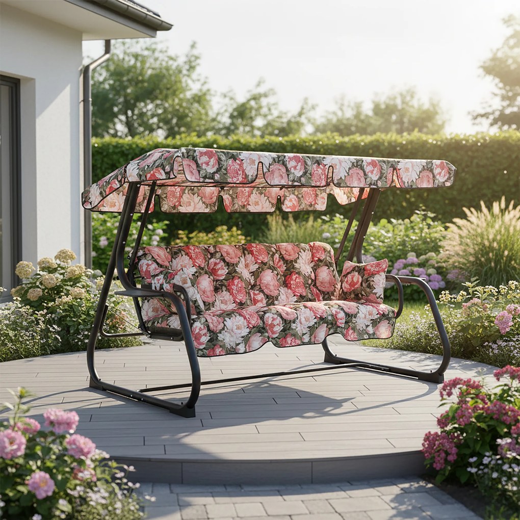 Huśtawka ogrodowa Parma Black Edition A101-23PB PATIO