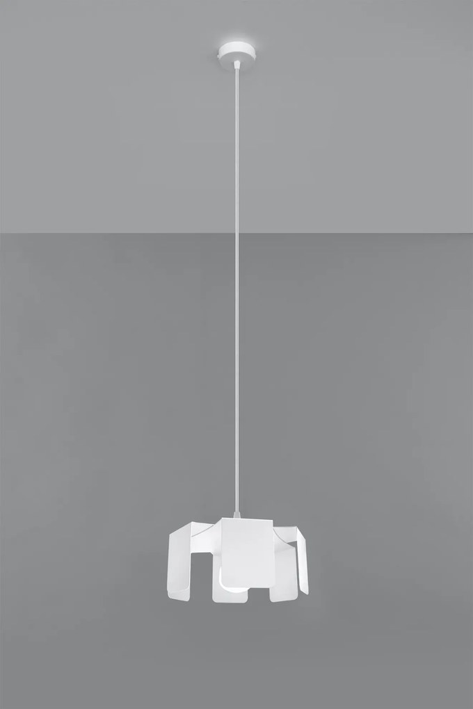 Biała designerska lampa wisząca loft - 3X EX584 T9-L14