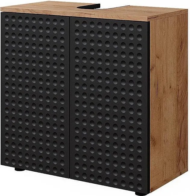 Szafka podumywalkowa  kropkowany antracyt 60x30x59 irma