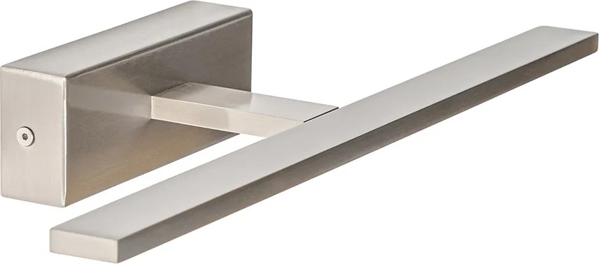 Stalowa lampa ścienna 41,5 cm z LED IP44 - Jerre