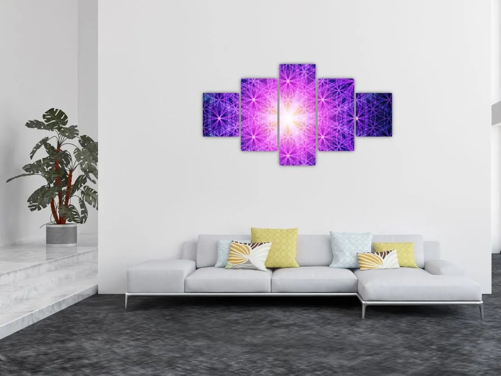 Abstrakcyjny obraz (125x70 cm)