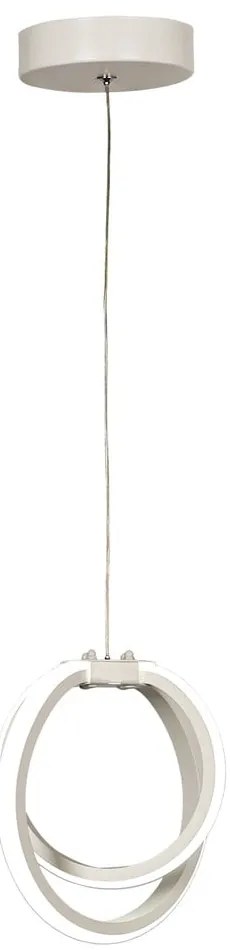 Biała metalowa lampa wisząca LED ø 25 cm Sezen – Squid Lighting
