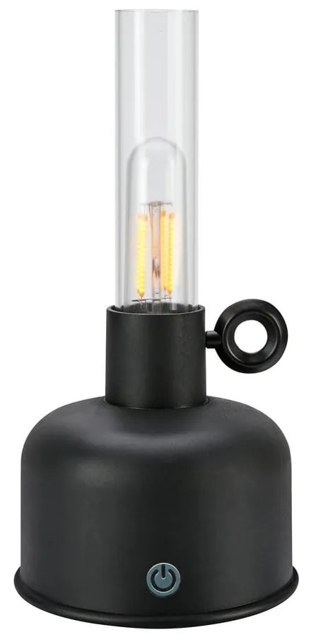 Czarna lampa stołowa LED (wysokość 22 cm) Astrid – Markslöjd