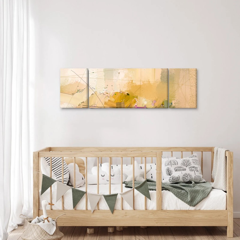 Obraz - Abstrakcja, obraz olejny (170x50 cm)
