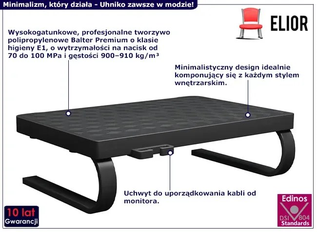 Nowoczesna nadstawka na biurko W2-M36